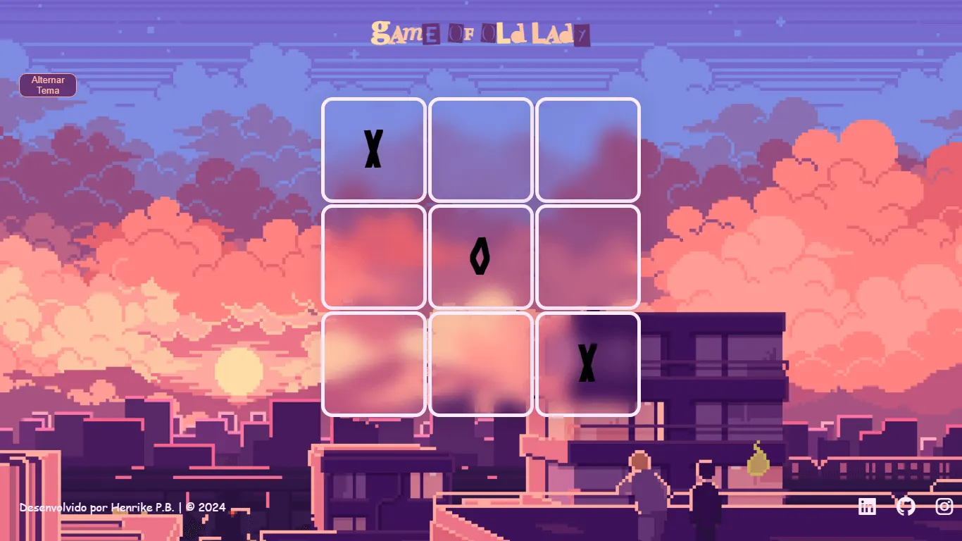 Captura do projeto Game of Old Lady