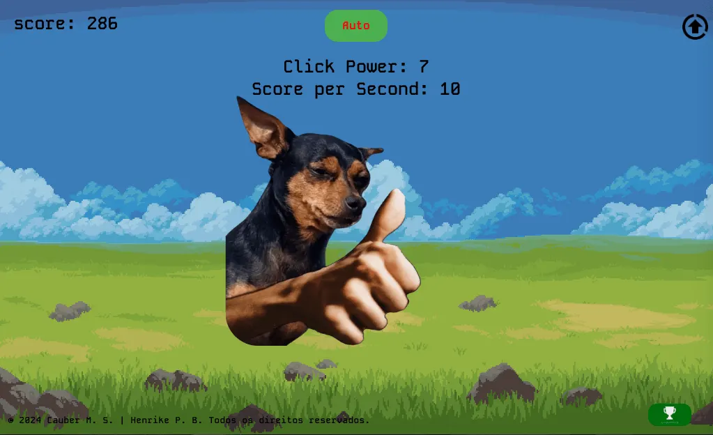 Captura do projeto Kiko Clicker